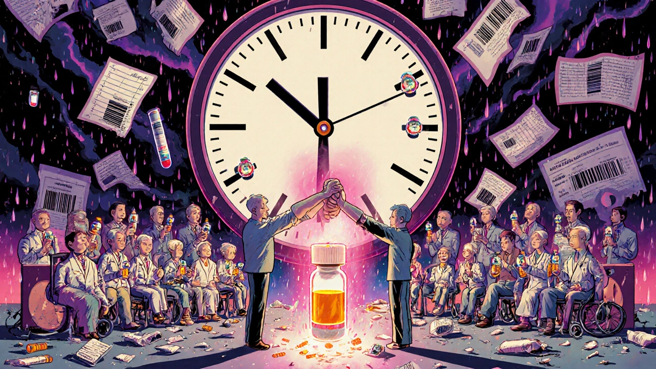 Pharmacist on trial before patient jury, shielded by dual verification as standards rain down.